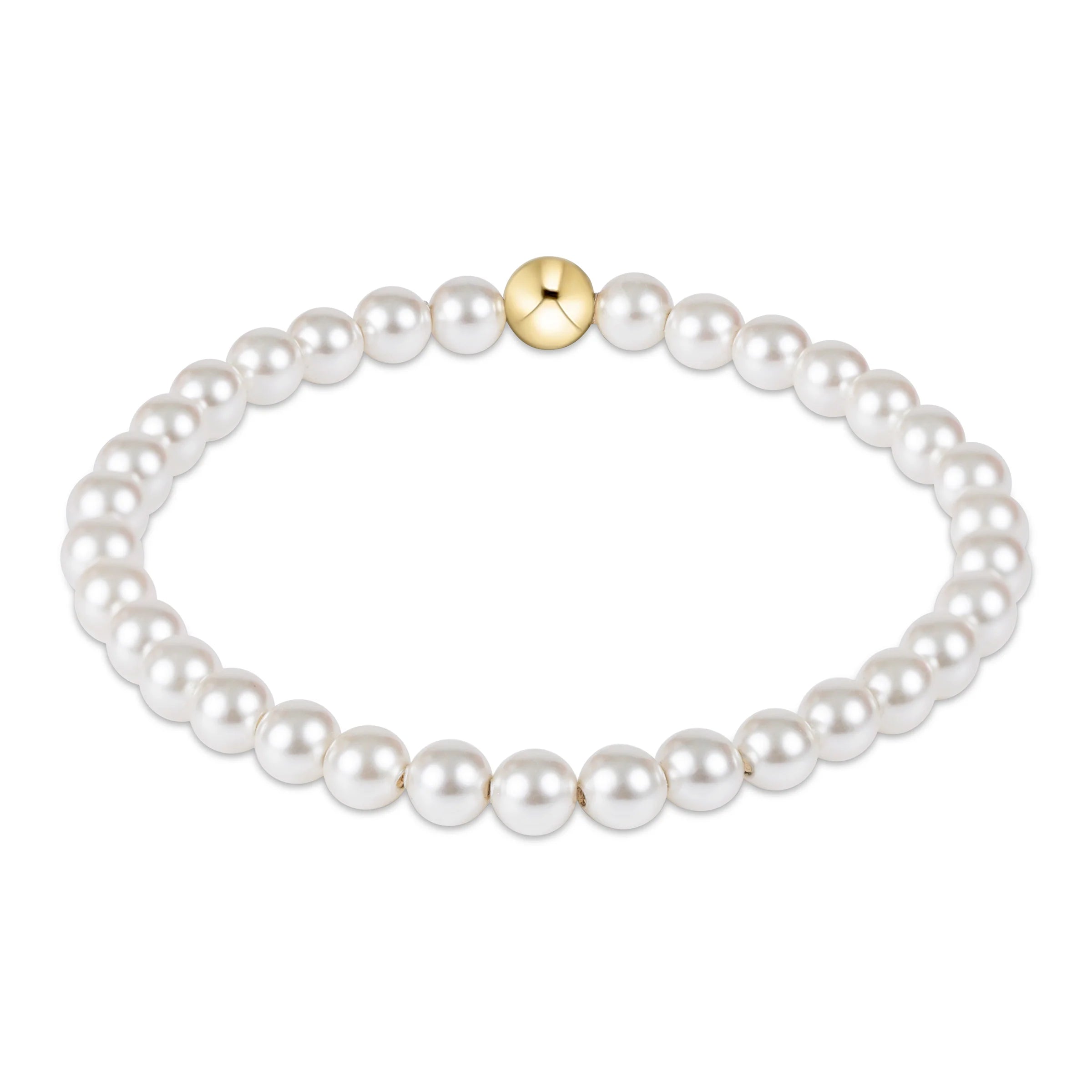 Classic Pearl 5mm Bead Bracelet