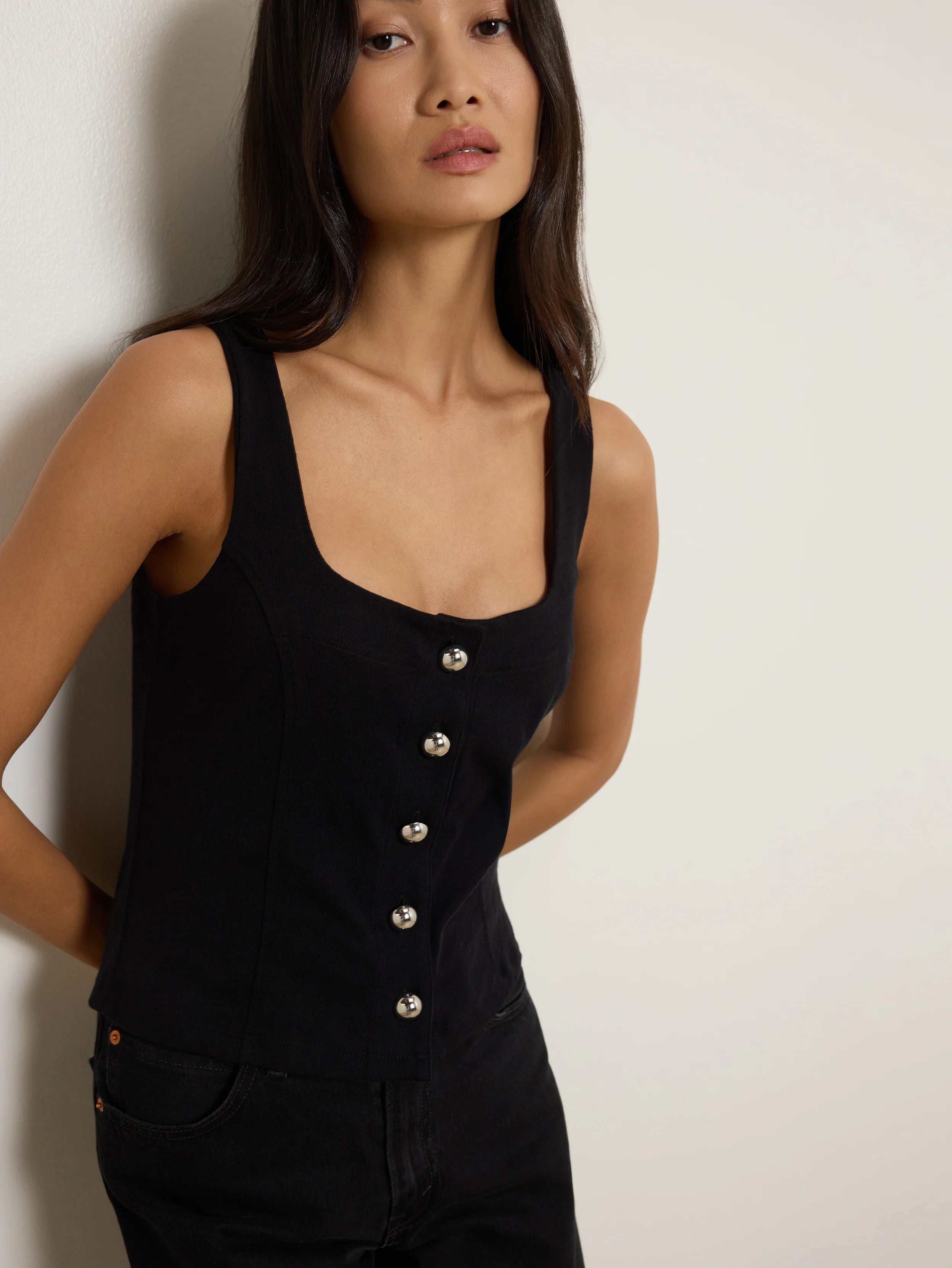 Becka Tank - Jet Black