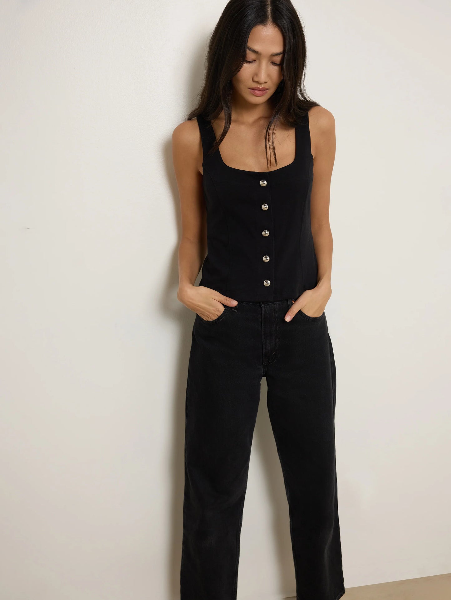 Becka Tank - Jet Black