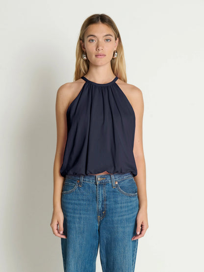 Bell Bubble Top - Navy Night Sky