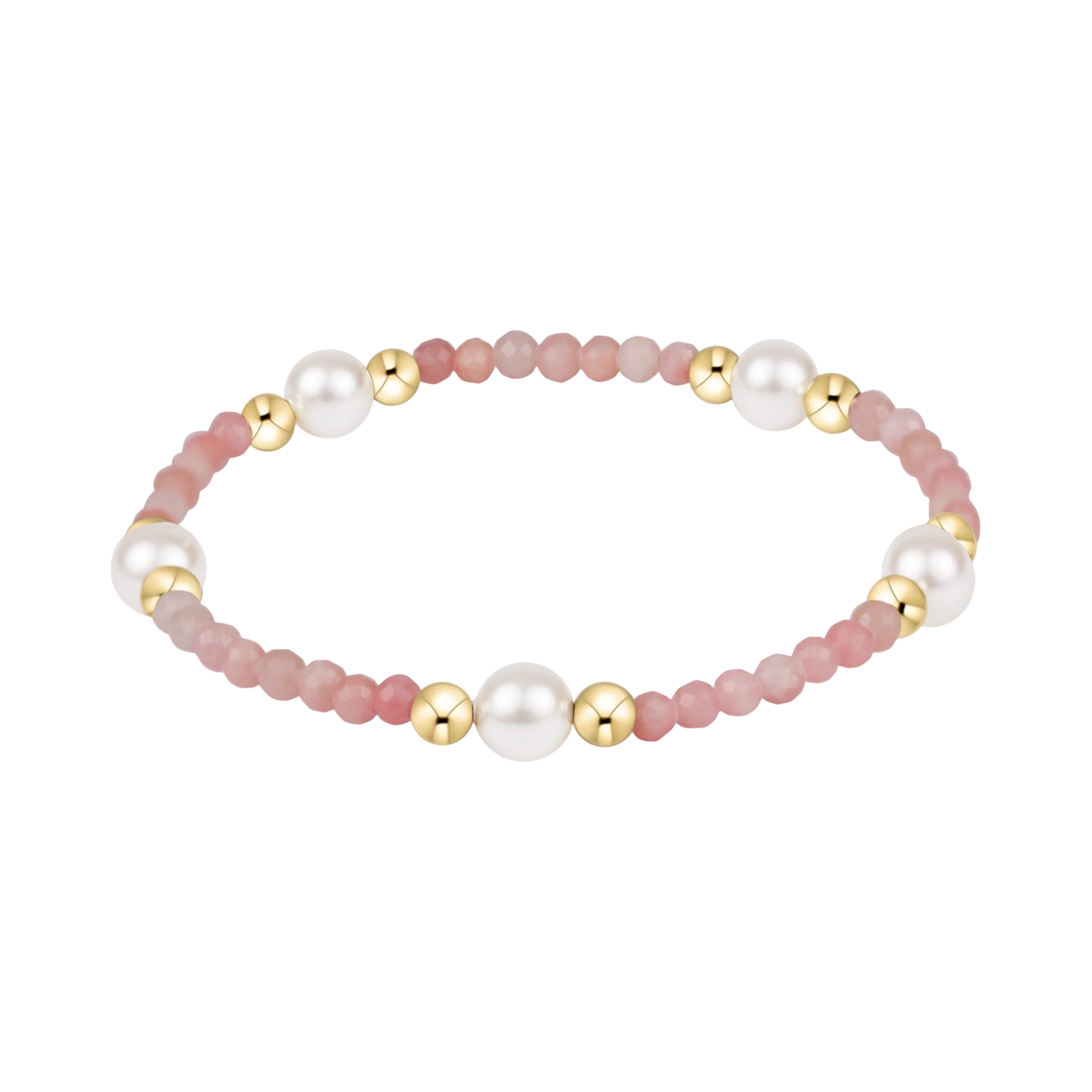 Purpose Pearl 6mm Gem Bracelet - Pink Opal