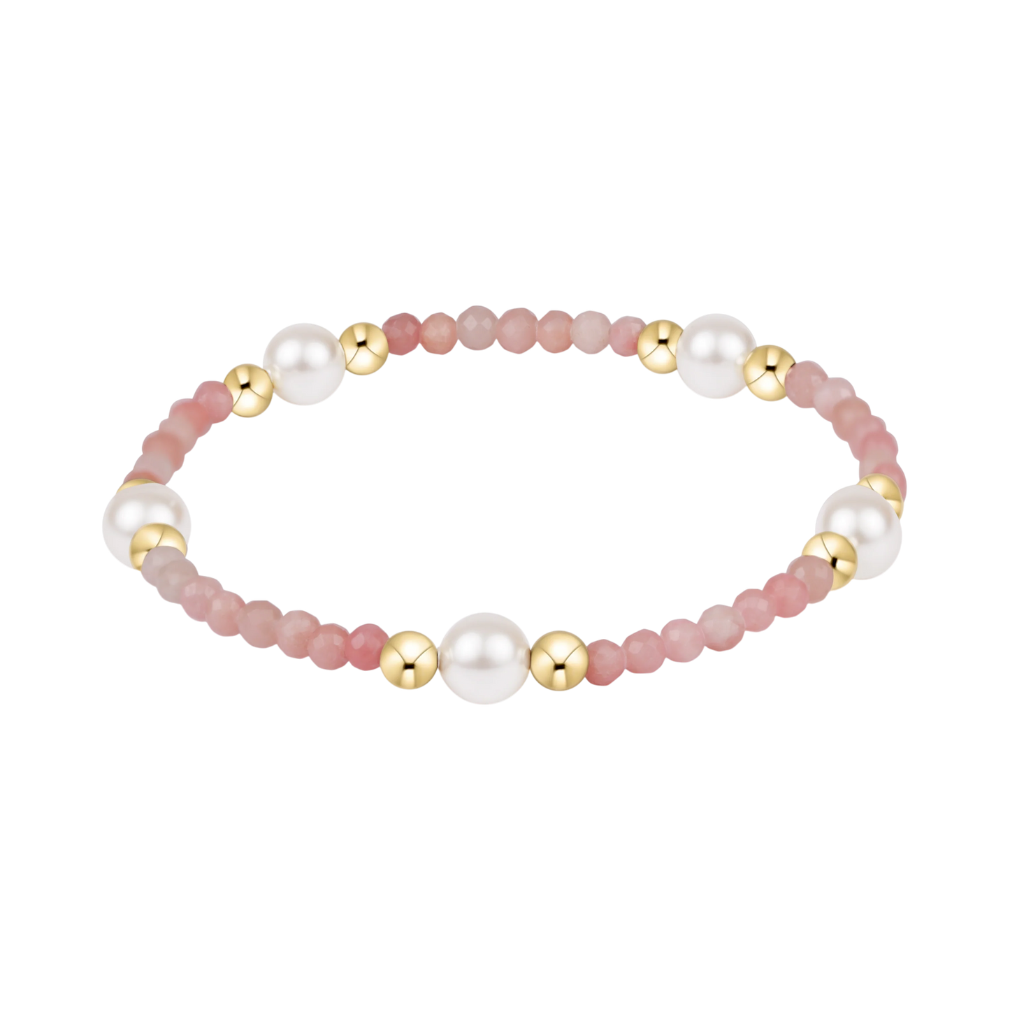 Purpose Pearl 6mm Gem Bracelet - Pink Opal