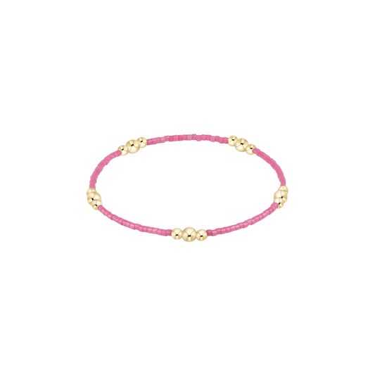 Hope Purpose Gold Bracelet - Bubblegum