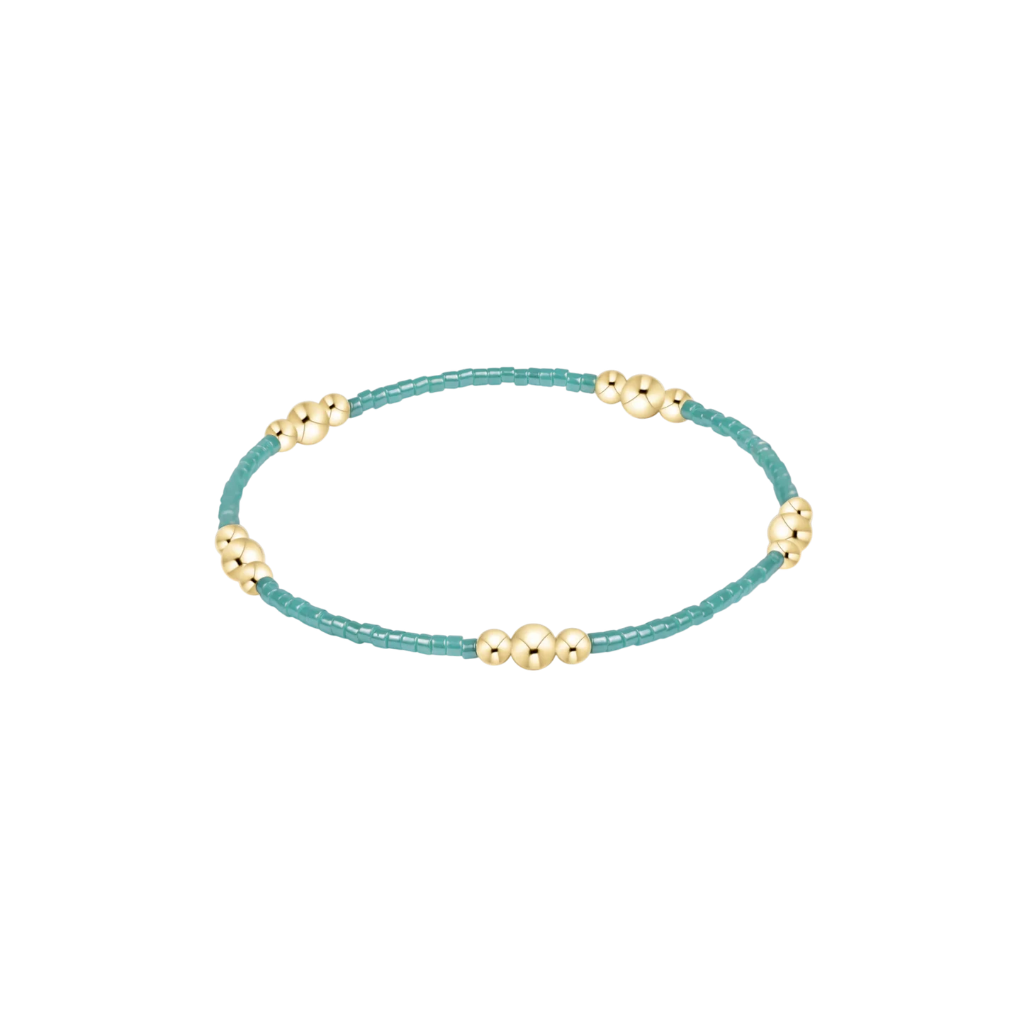Hope Purpose Gold Bracelet - Sea Glass