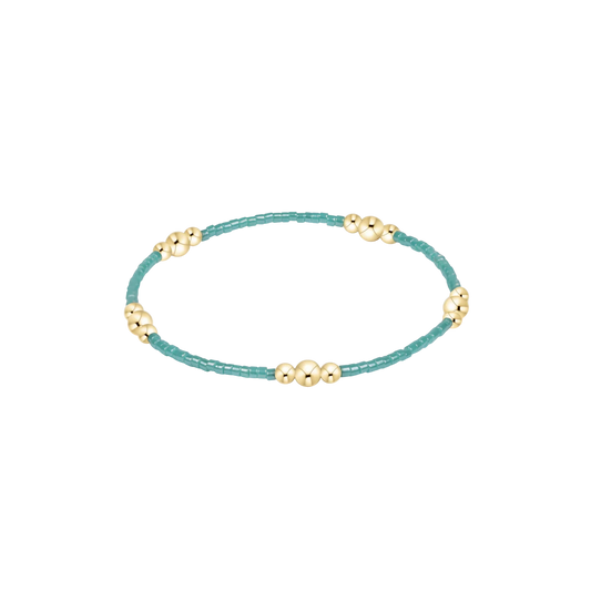 Hope Purpose Gold Bracelet - Sea Glass