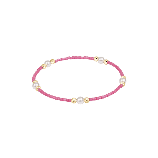 Hope Purpose Pearl Bracelet - Bubblegum