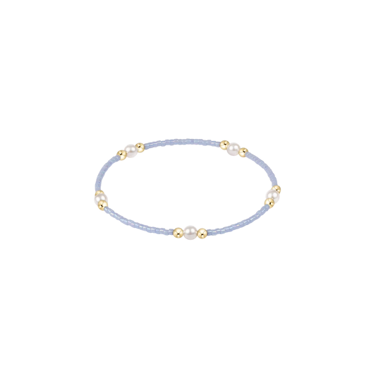 Hope Purpose Pearl Bracelet - Ocean Mist