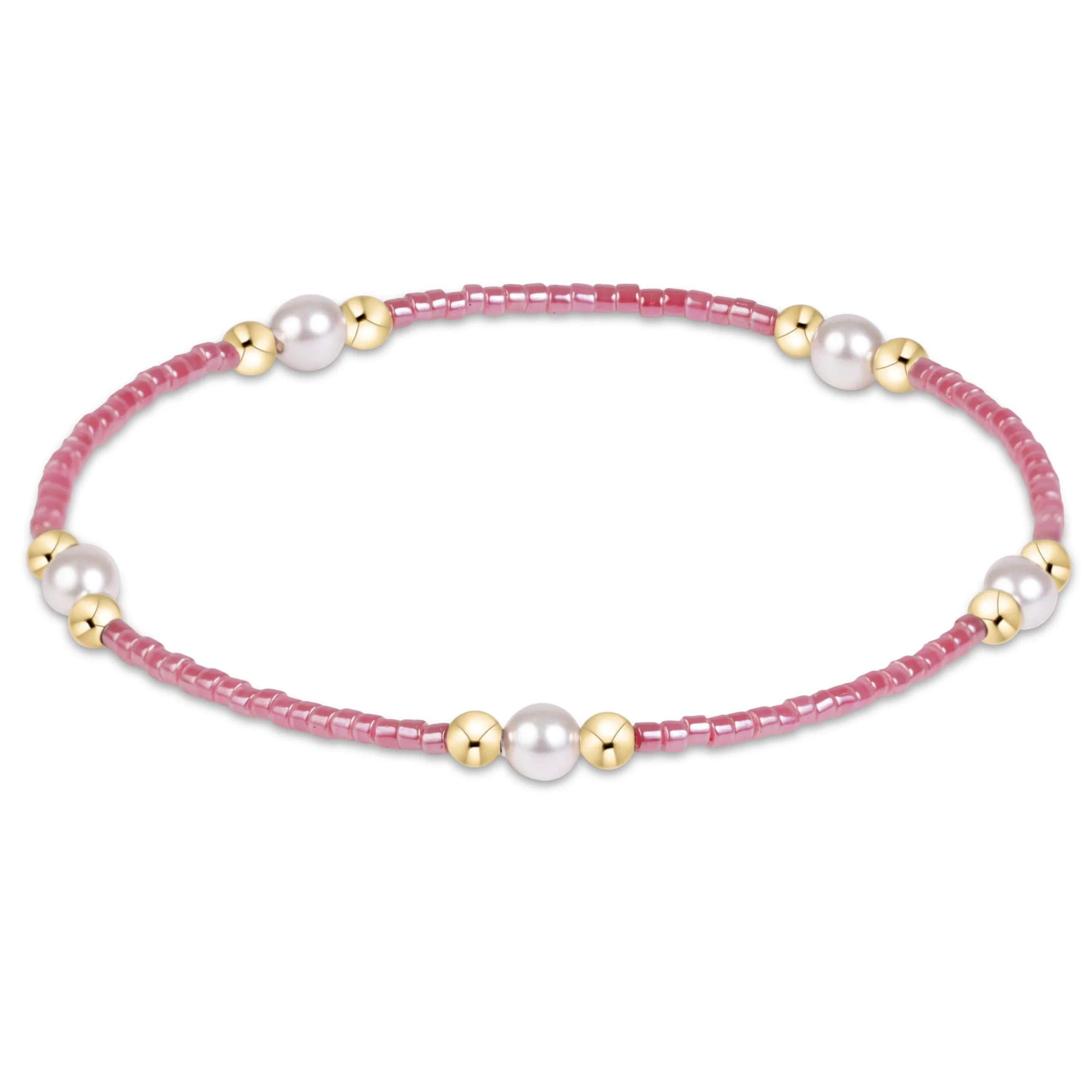 Hope Purpose Pearl Bracelet - Pink Champagne