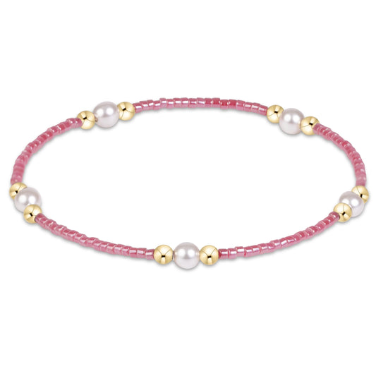 Hope Purpose Pearl Bracelet - Pink Champagne