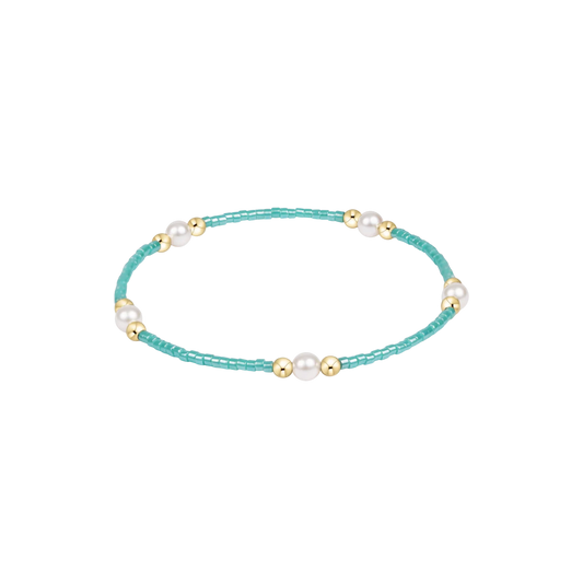 Hope Purpose Pearl Bracelet - Sea Glass