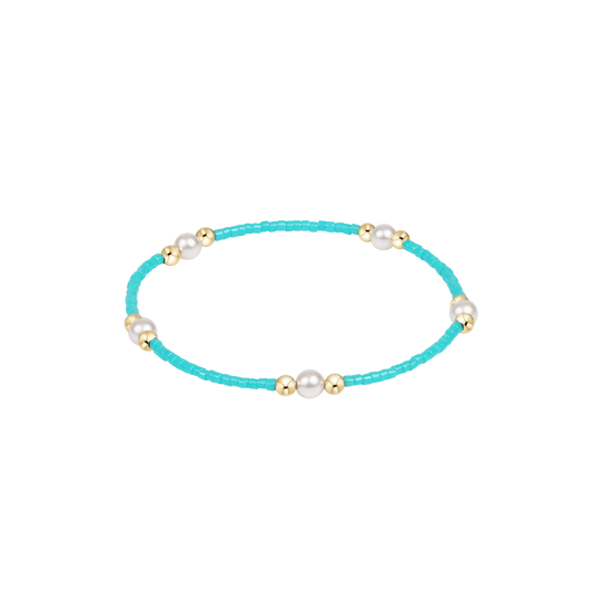 Hope Purpose Pearl Bracelet - Turquoise