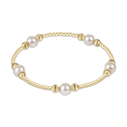 Purpose Dignity 6mm Bead Bracelet - Pearl