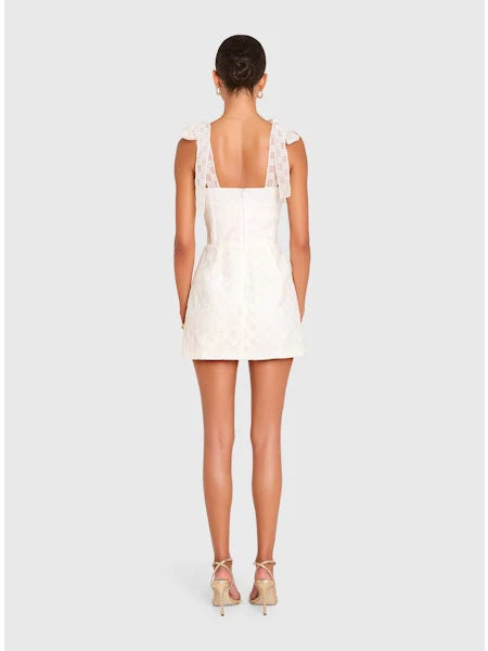 Keenan Skort Romper - White - Spinout
