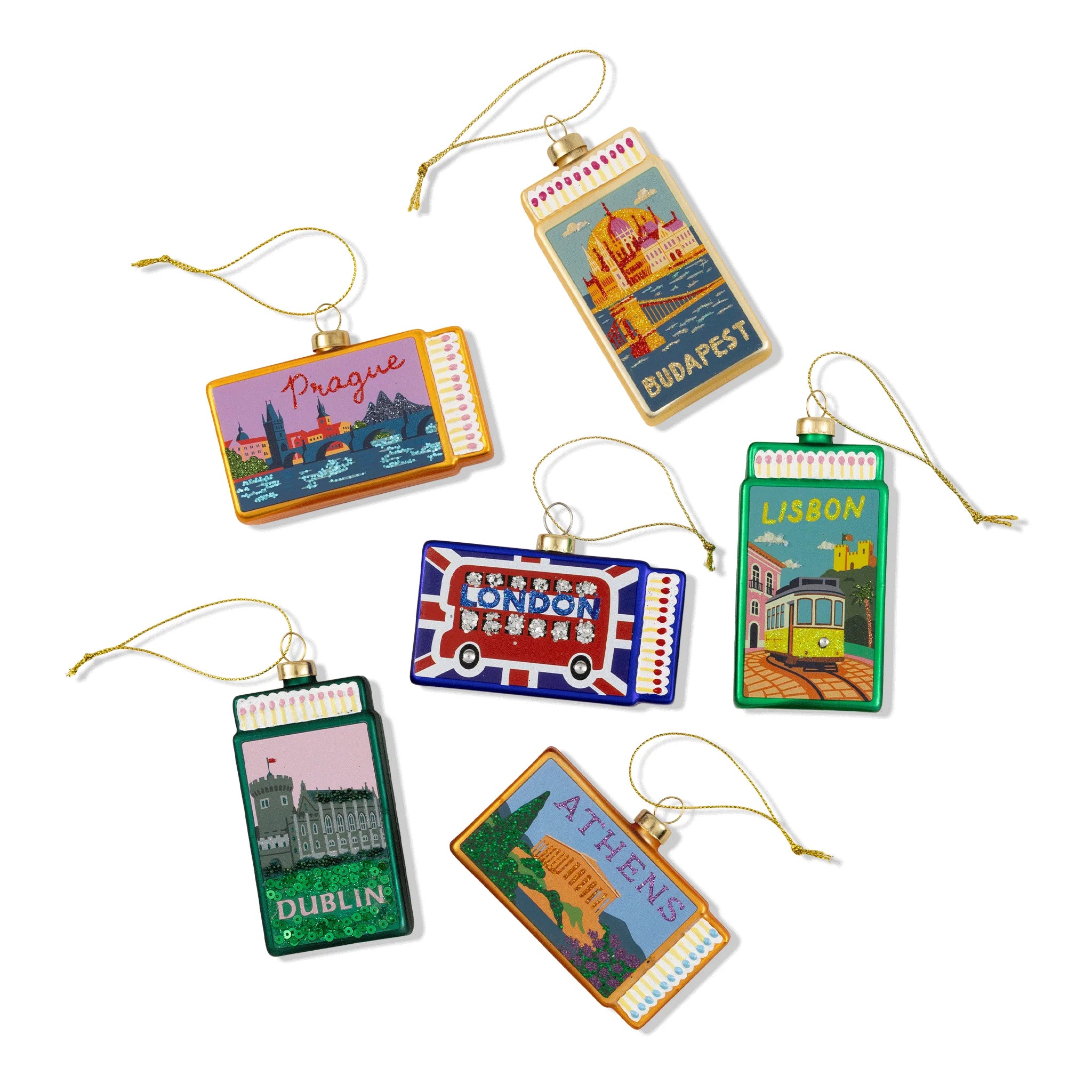Matchbook Ornament - Tokyo