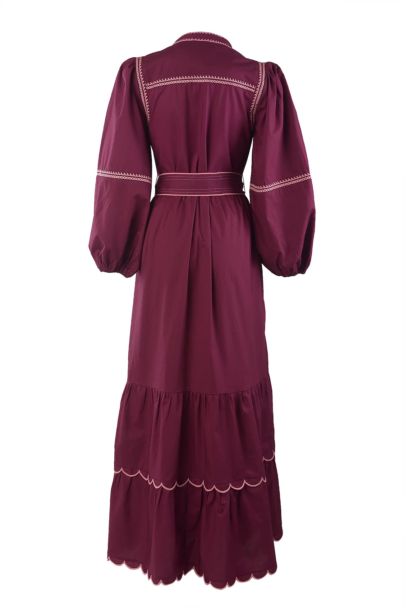 Celina Moon - Myrna Maxi Dress - Maroon