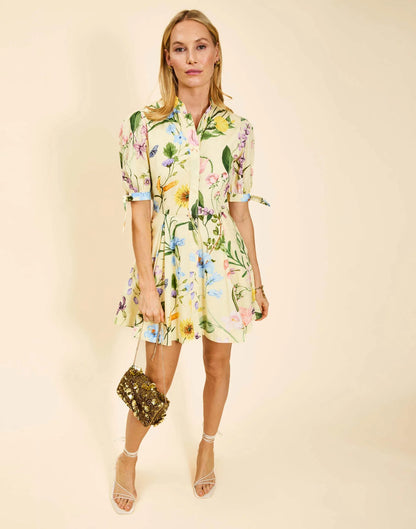 Brooklyn Mini Dress - Blooming Vine
