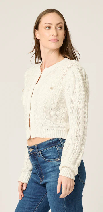 Jade Cardigan - White