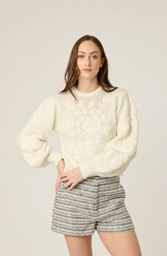Margaret Crewneck Sweater - Cream