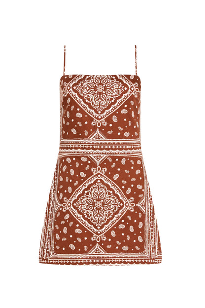 Avani Skort Romper - Montana Print