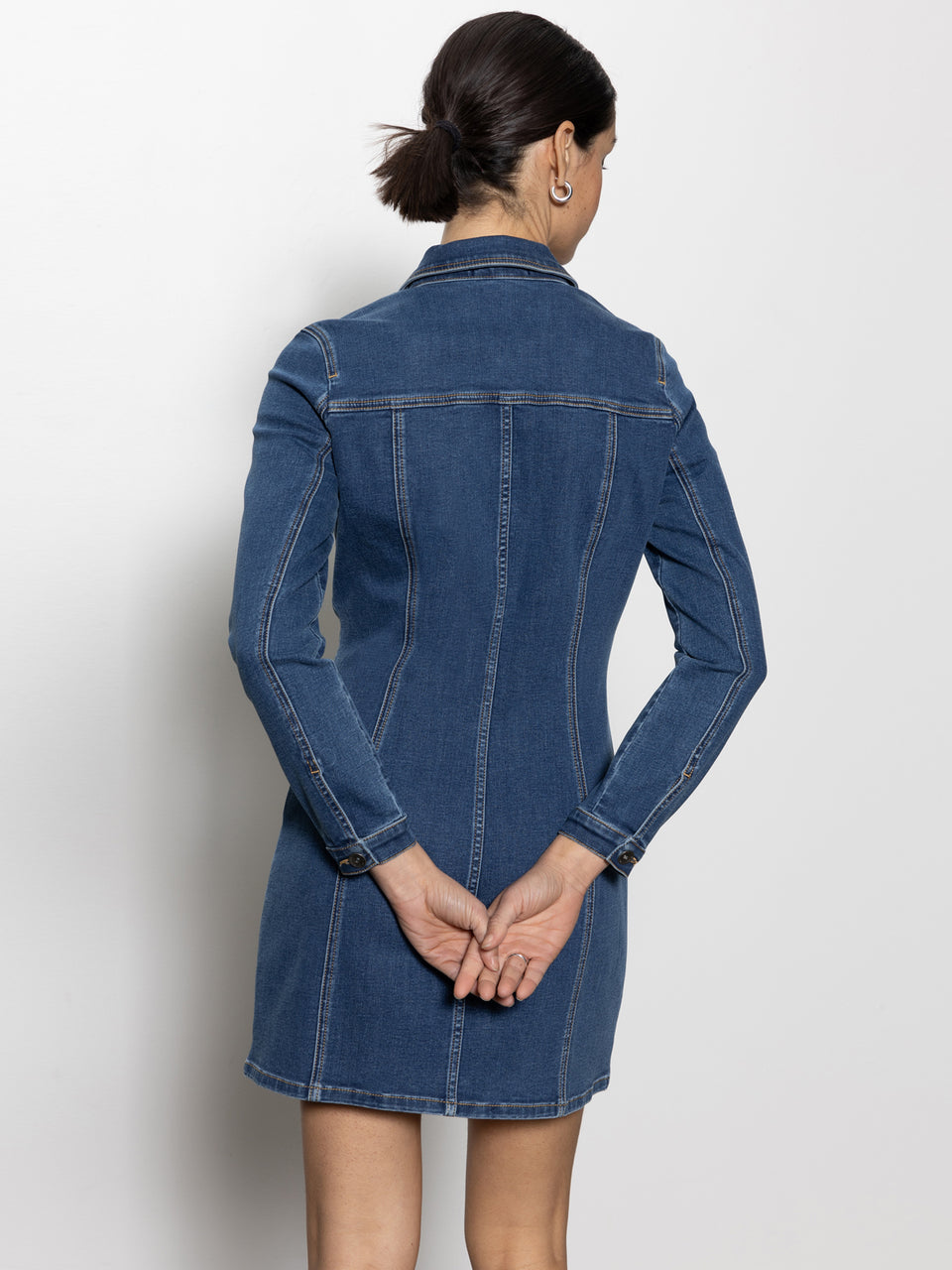 Sanctuary - Sculpted Denim Mini Dress Royalty