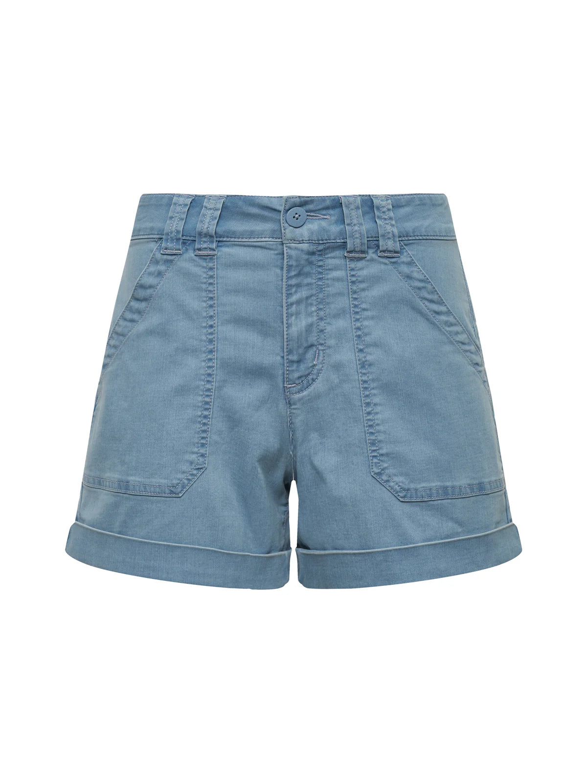 Wander On Denim Short - Skyline