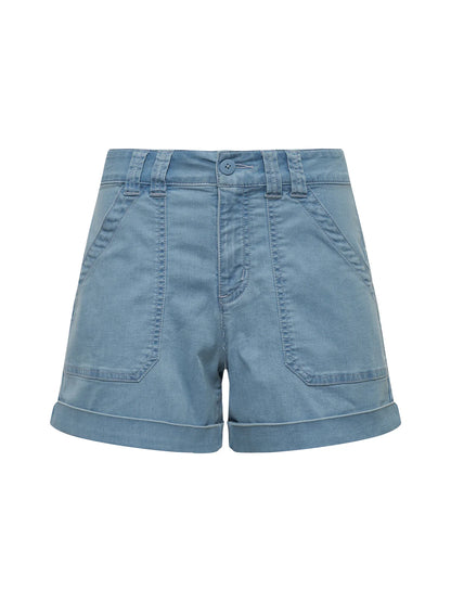 Wander On Denim Short - Skyline