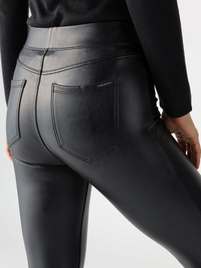 Sanctuary - Runway Semi High Rise Legging - Slick Black