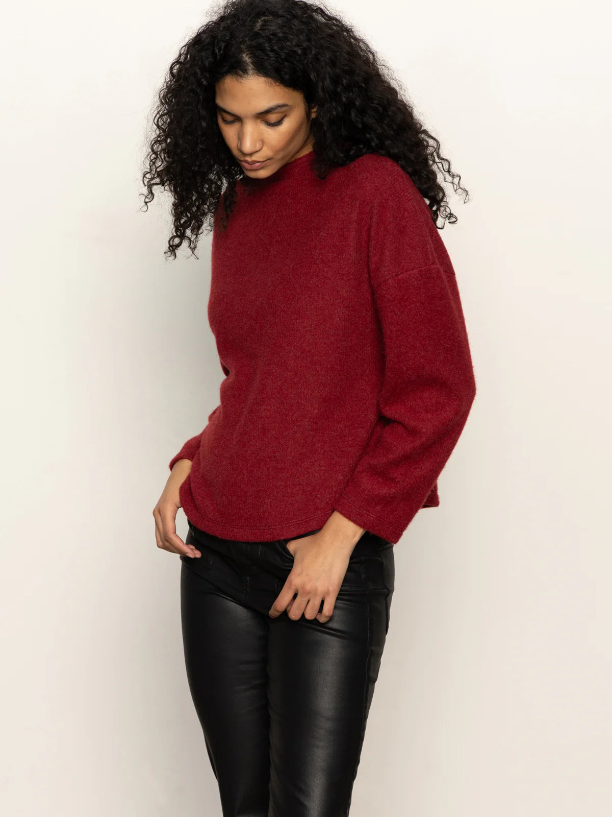 Change of Pace Top - Crimson