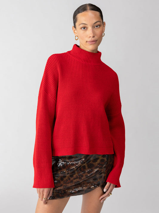 Sanctuary - Stay Cozy Sweater - Mars Red