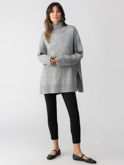 Sanctuary - Perfect Sweater Tunic - Heather Ash