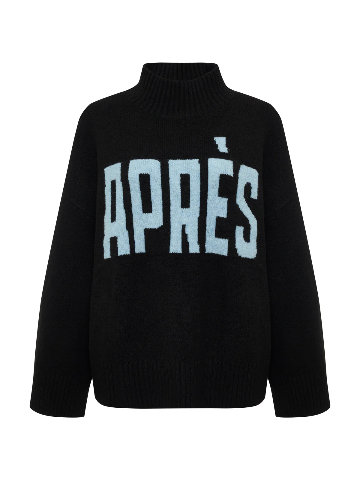 Apres Ski Sweater - Black/Aquamarine