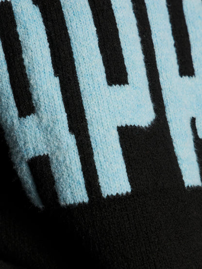 Apres Ski Sweater - Black/Aquamarine