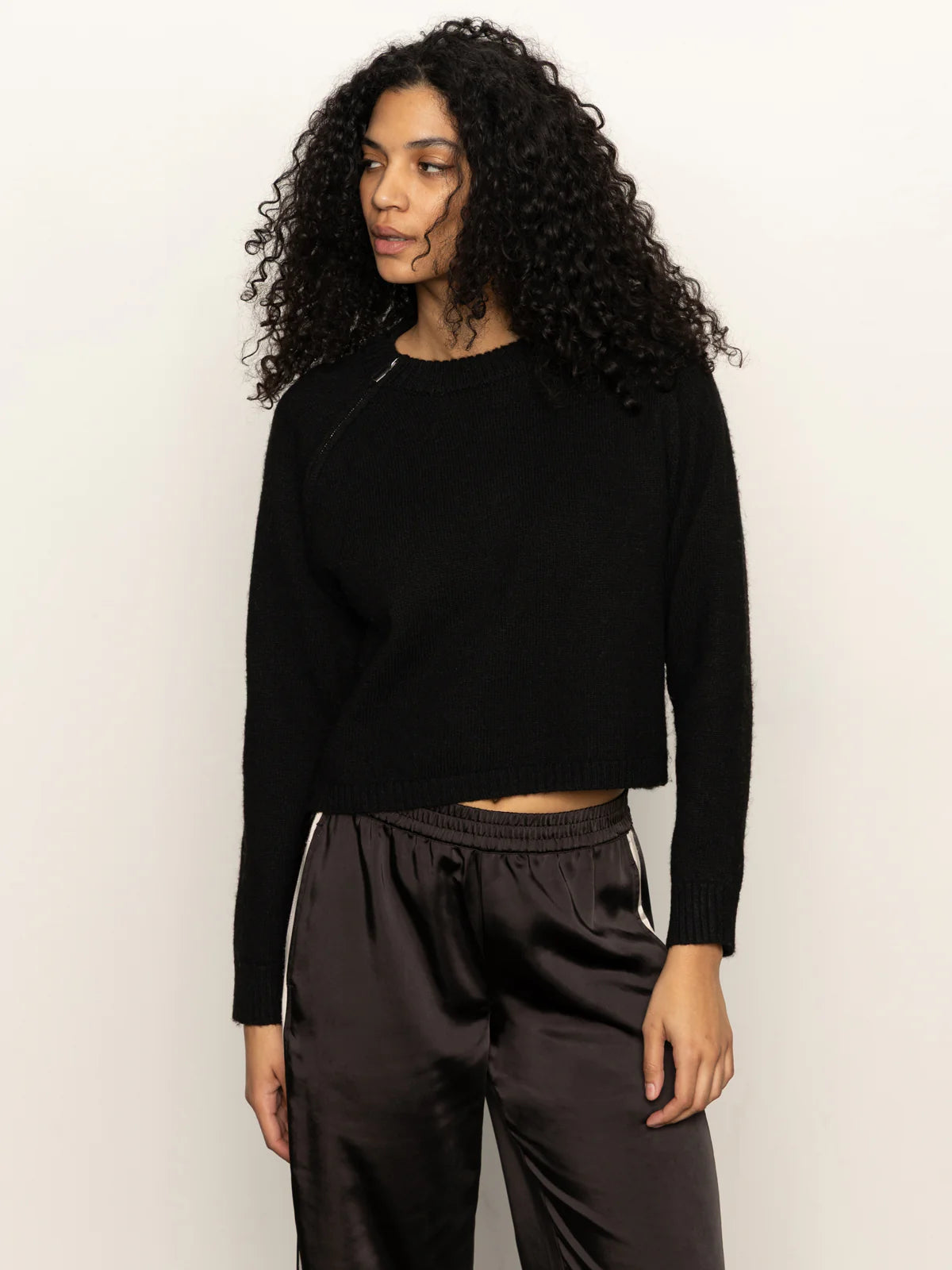 Zip It Sweater - Black