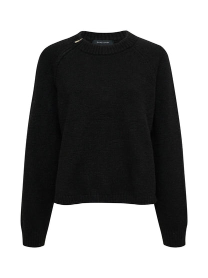 Zip It Sweater - Black