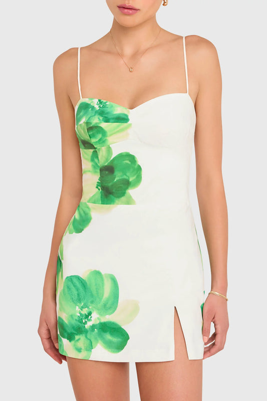 Amanda Uprichard - Taylor Skort Romper - Sendai Print