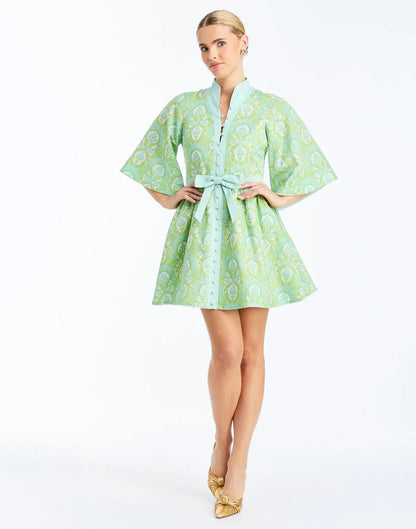 Carmen Mini Dress - Trellis Verte