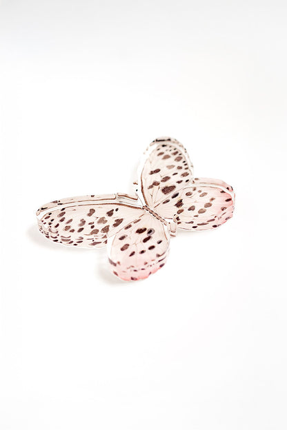 Neutral Spotted Butterfly Acrylic Art Block