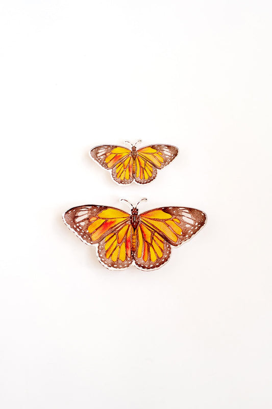 Monarch Butterfly Acrylic Art Block