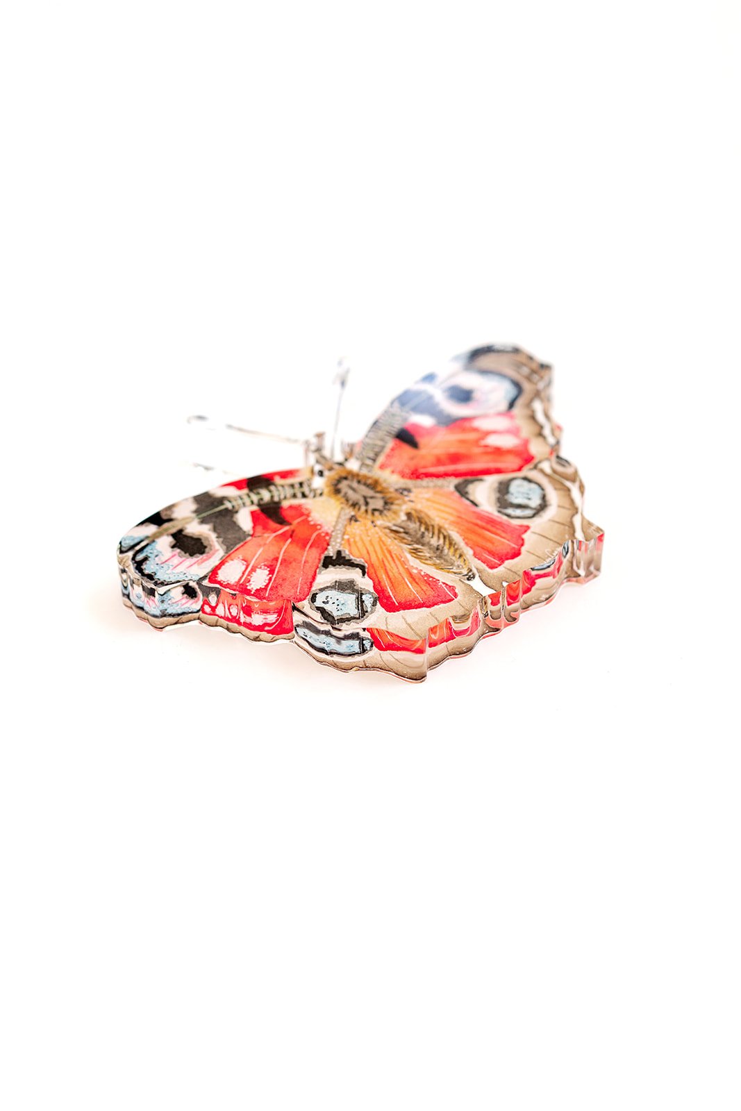 Peacock Butterfly Acrylic Art Block