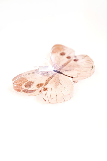 Neutral Butterfly Acrylic Art Block