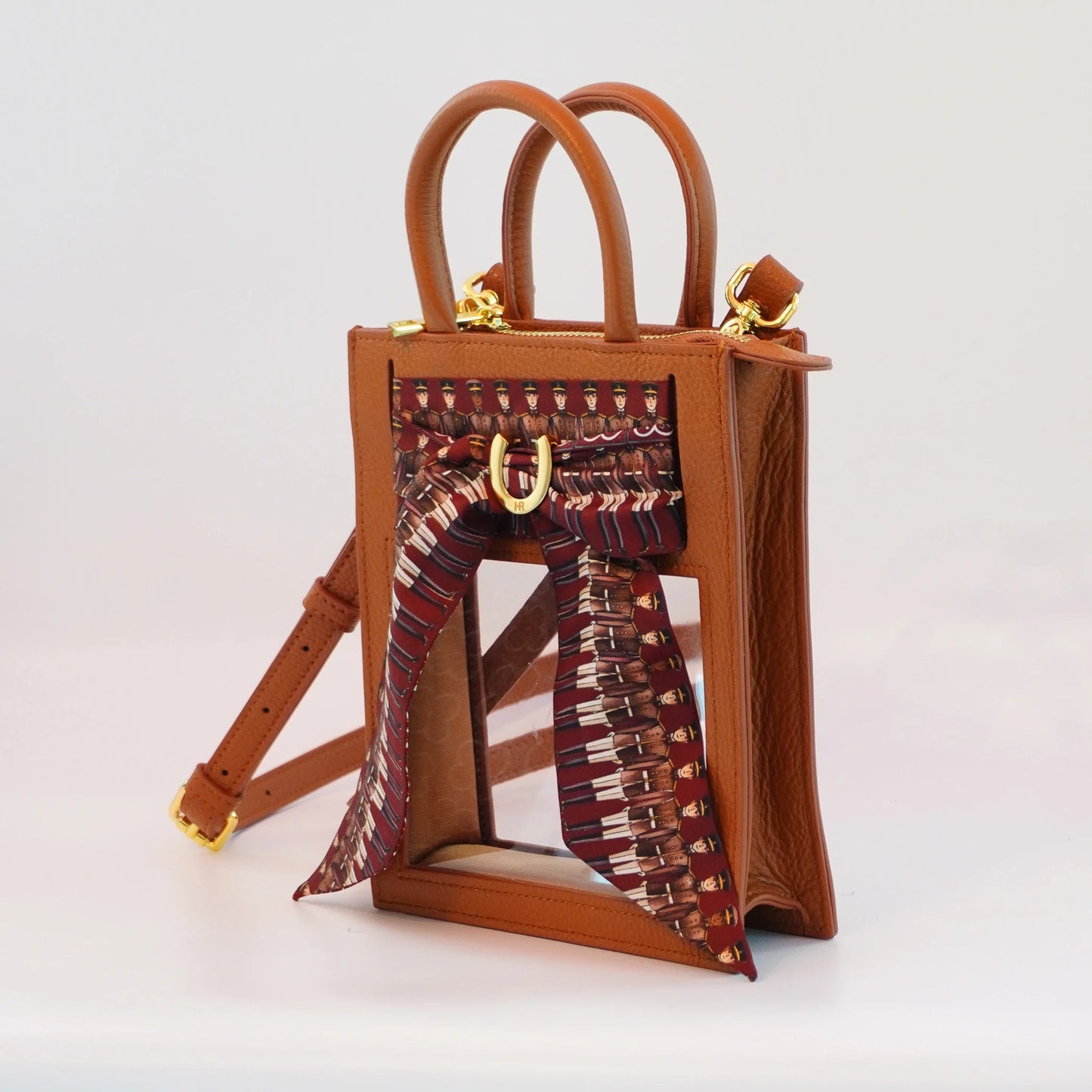 Mini Calista Clear + Chain of Cadets Twillionaire - Camel