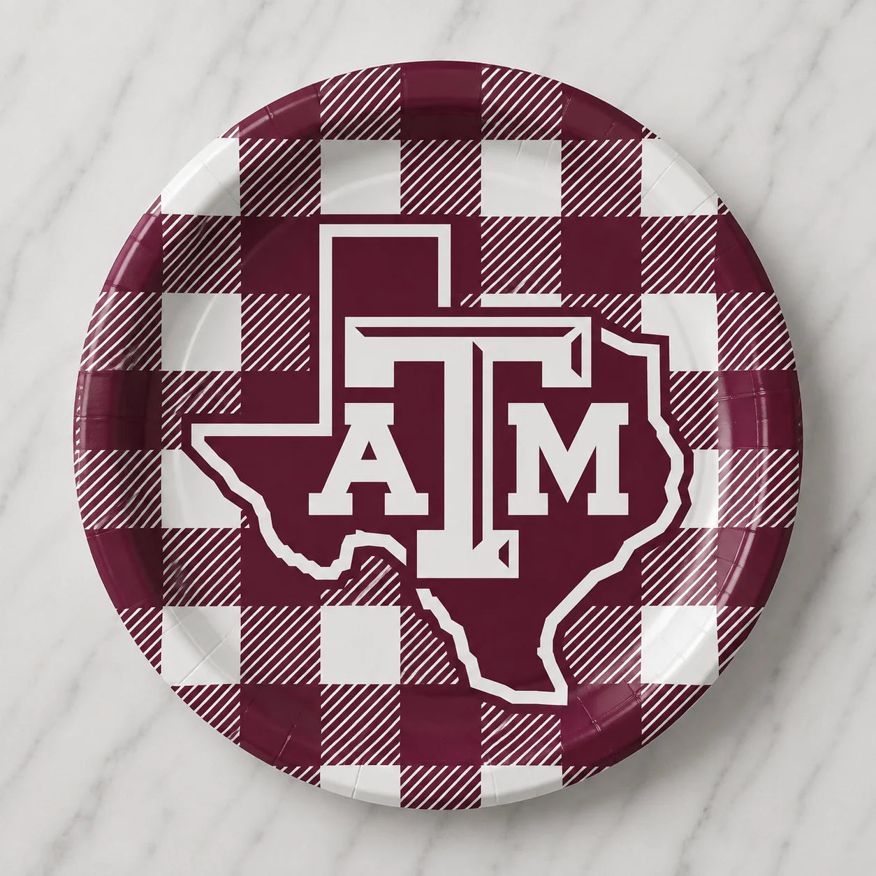 9" Dinner Plates - Texas A&M