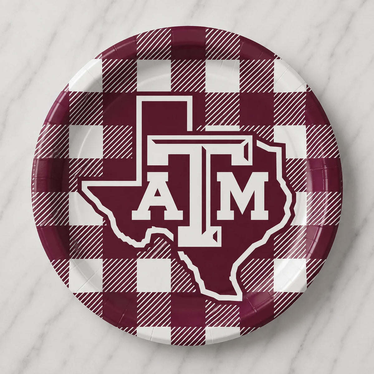 9" Dinner Plates - Texas A&M