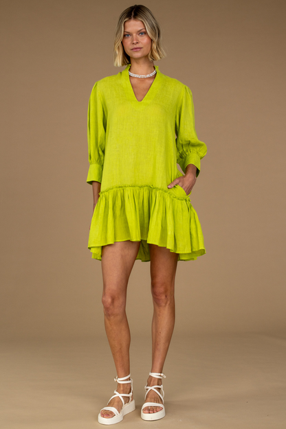 Olivia James - Chloe Dress - Pear