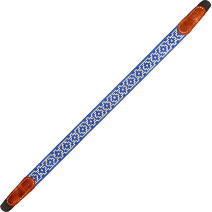 Claiborne Sunglass Strap (Blueberry-Light Khaki)