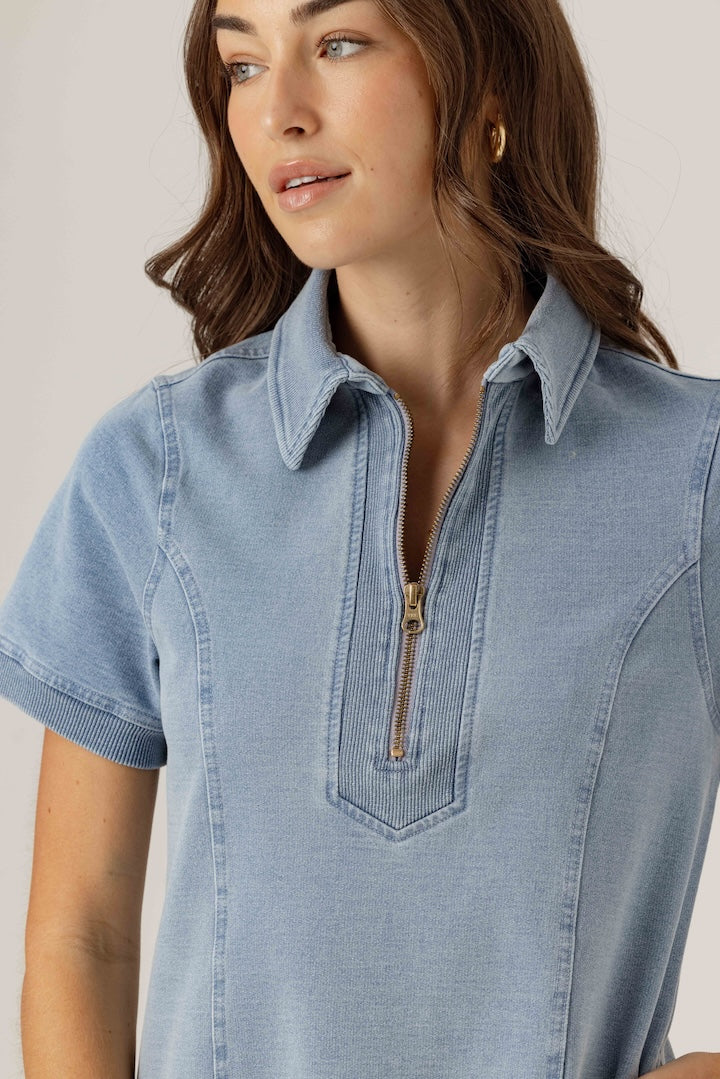 Sundays - Claudine Dress - Light Wash