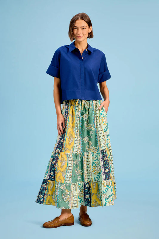 Market Skirt - Paisley Ribbon
