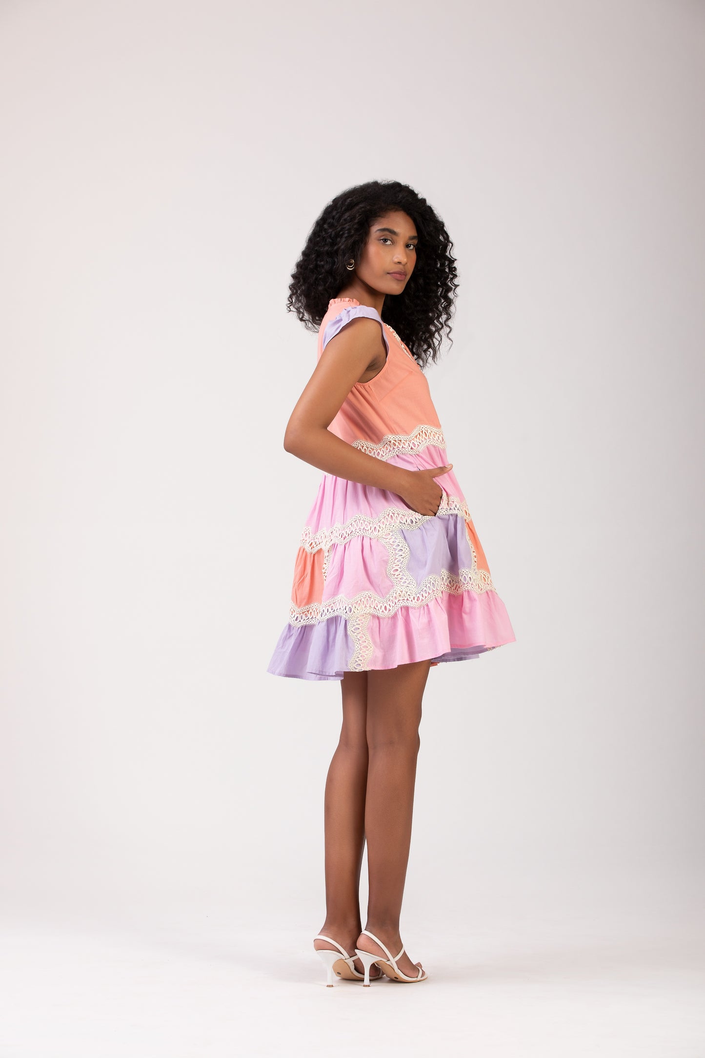 Celina Moon - The Holly Mini Dress - Multi