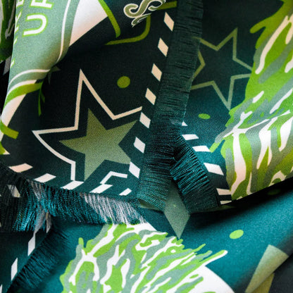 Saturday Silks - Green Fringed Spirit Scarf™