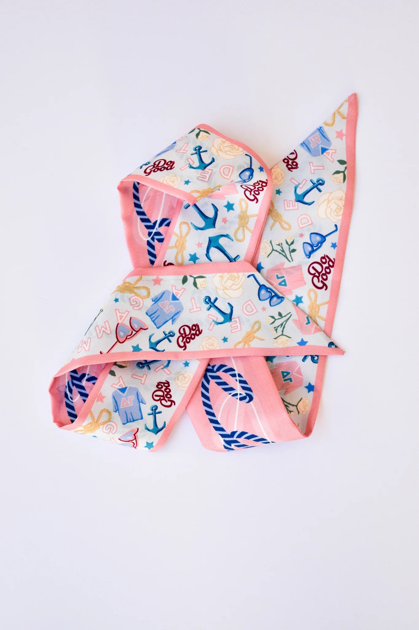 Saturday Silks - Delta Gamma Skinny Scarf